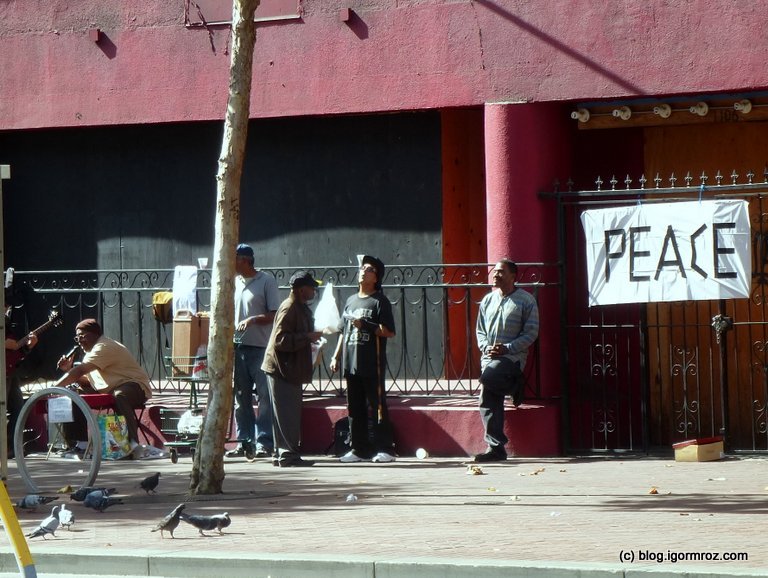 San Francisco Peace Hippisi jacys tacy obdarci
