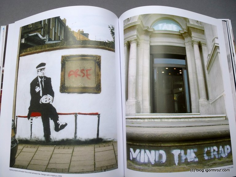Banksy, album Wall and Piece sztuka nowoczesna
