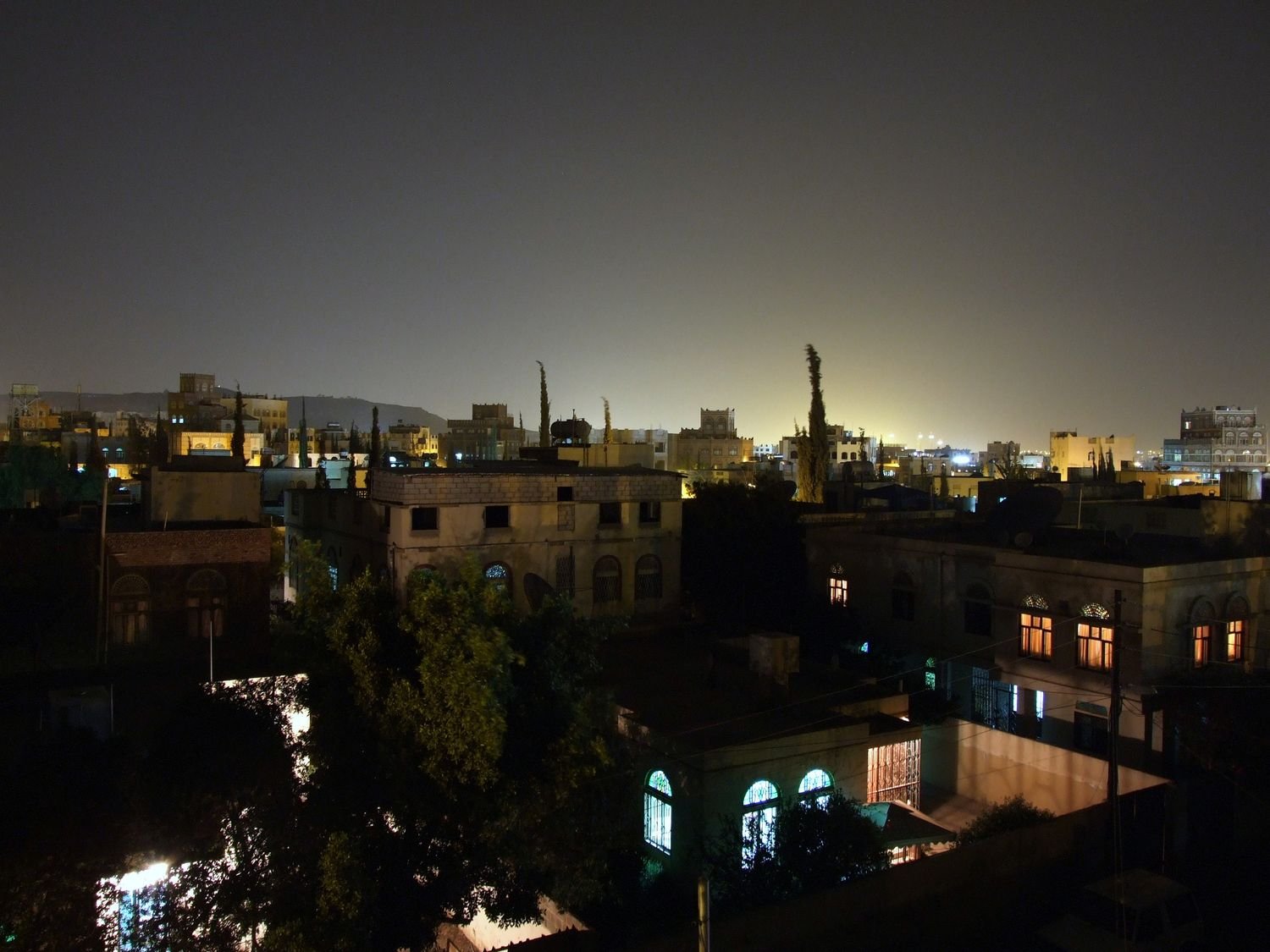Jemen, Sana'A Hadda Medina Widok z Dachu